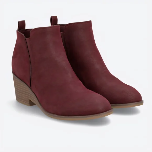 MIA Sheelah Maroon Bootie - Picture 2 of 5